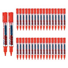 AMOS 白板記號筆, 紅色的, 36個