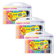 AMOS 3 套柔和的彩色鉛筆, 24 種顏色