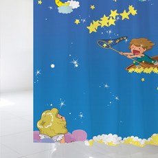 Design Soopool 兒童浴簾 L 1800 x 1880 mm + 不鏽鋼掛環組 ksc 05, 1套