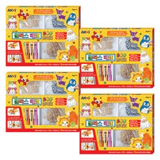 아모스 글라스데코 썬데코 애니멀, 혼합색상, 4세트