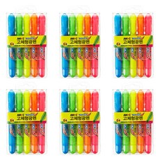 AMOS Neo-stick 立體螢光筆5色套組 6入、12入、18入、24入、30入