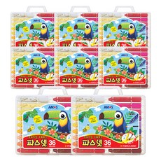 AMOS 阿摩司 Fasnet蠟筆 8組, 36色