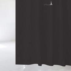 Design Soopul 浴簾 L 1800 x 1880 mm + 不鏽鋼掛環組 sc880, 1套