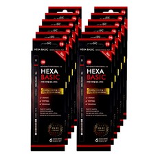 ibis HEXA 六角鉛筆 2B SP09404, 混合顏色, 12個