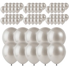 火箭氣球 30cm, 珍珠銀色, 200個
