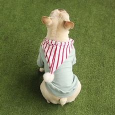 Kong K PET 球球寵物條紋連帽衫, 綠色