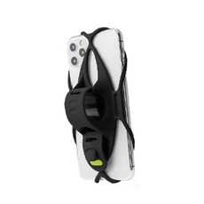 Bone 蹦克 Bike Tie 4 用於車把的自行車手機支架, 黑色的, 1個