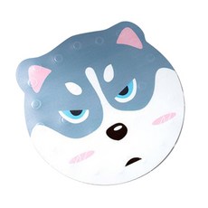 The Flow 防滑可愛動物臉浴室墊, 哈士奇, 1個