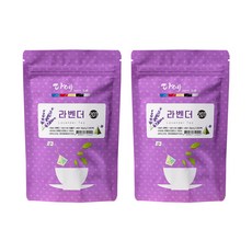 DAYE 茶禮 夾鏈袋裝薰衣草茶三角茶包, 1g, 20入, 2袋