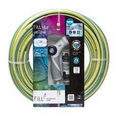 Fitt NTS高壓軟管+水槍套組黃色KIT 25m, 1套, 黃色