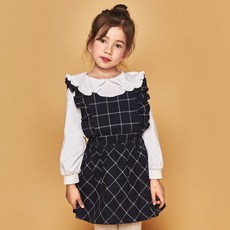 OWLEY BARN 女童荷葉領襯衫