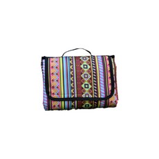 波希米亞圖案野餐墊, 粉棕色