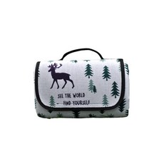 北歐風圖案野餐墊, 鹿樹