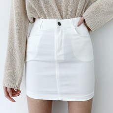 잘빠진 베이직 스판 밴딩 스커트