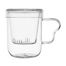 BELLE design 蝴蝶玻璃濾網馬克杯 300ml, 單一顏色, 1個