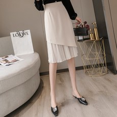 포플러앤씨 언발 레이어드 스커트