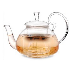 BELLE design 燈 玻璃 過濾 茶壺, 單色, 600毫升, 1組