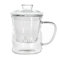 BELLE design 經典玻璃濾網馬克杯 350ml, 單一顏色, 1個