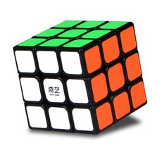 QI YI TOYS 啟航3x3x3立方6cm, 黑色的