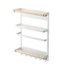 廚房抹布多功能架, 白色的, 1個