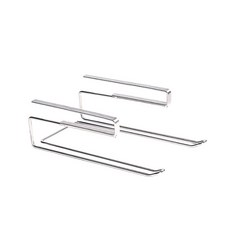 不鏽鋼廚房紙巾架 2入, 單色, 1個