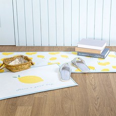 ssueim 檸檬印花地墊 2入組, 混合顏色