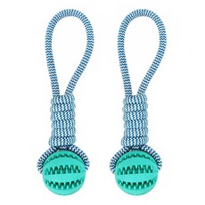 HiJB 小狗 Nosework Tug 玩具, 藍色, 2個