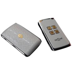 CARTEM 雷諾 Initiale Paris 鍍金智慧鑰匙殼 SM6, 白色, 1個