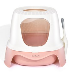 딩동펫 고양이 로켓 탑앤트리 화장실, 핑크