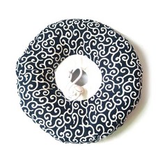 THE FLOW 寵物頸圈 圖案海軍藍 M, 90g, 1個