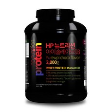 HP Nutrition Isolated93 分離乳清蛋白, 2kg, 1罐