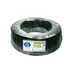 亞洲電線 VCTF 1.5SQ 4C 電線 黑色 100m, 1個