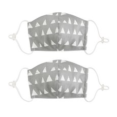 Coney Island 孩童可調耳帶3D立體布口罩 2入