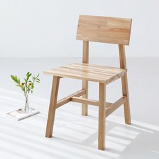 마켓비 TANG 아카시아 내추럴 45 원목 의자, 혼합색상, 1개