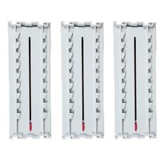 可調節長度抽屜隔板, 3個, 白色