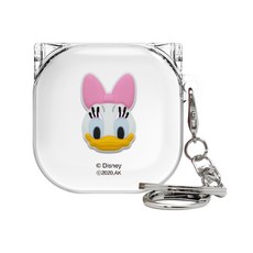 Donald Duck 唐老鴨 透明矽膠Buzz Live / Buzz 2 / Buzz Pro掛勾耳機殼, 單一商品, 黛西臉