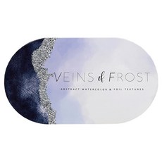 JH Company 圓形字母印花防滑地墊 40 x 49 cm, 海軍藍, 1個