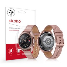 SKOKO 智慧手錶保護貼 41mm 2入, 單色, 1套
