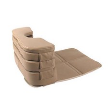 CAR IF 汽車座椅護膝墊, 米色, 1入