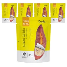 달다 촉촉한 화덕구이 고구마말랭이, 80g, 5개