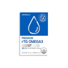 NEOWELLS rTG Omega 3軟膠囊 36.12g, 60顆, 1盒