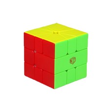 QI YI TOYS Bolt Square 1 V2 全磁立方, 無貼紙黃色
