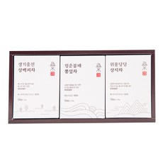 桑樹綜合茶品禮盒3件組, 桑葉茶 14.4g+桑吉茶 18g+桑白綠茶 24g, 1組