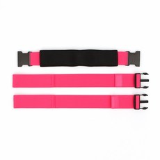홈트 길이조절 스트레칭 밴드, 핑크, 1개