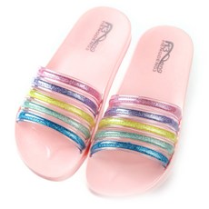 알럽홈 컬러 엠보드 거실 욕실화, 핑크, 1개