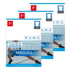JAMES DEAN 男士 Aerocell 短袖跑步 3p