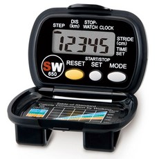 YAMAX 折疊計步器 SW-650BB, 混色, 1個