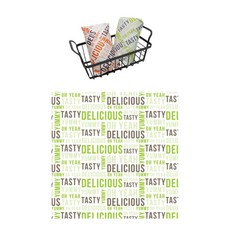 PACKAGE HERO 字母印花食物包裝紙 300*300mm 綠色, 1000件, 1個