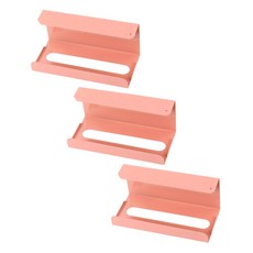 層架懸掛式彩色面紙多功能架, 珊瑚色, 3個
