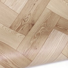 HYUNDAE sheet 地板紙膠粘劑人字形, 胡桃木人字棕 (HBS03)